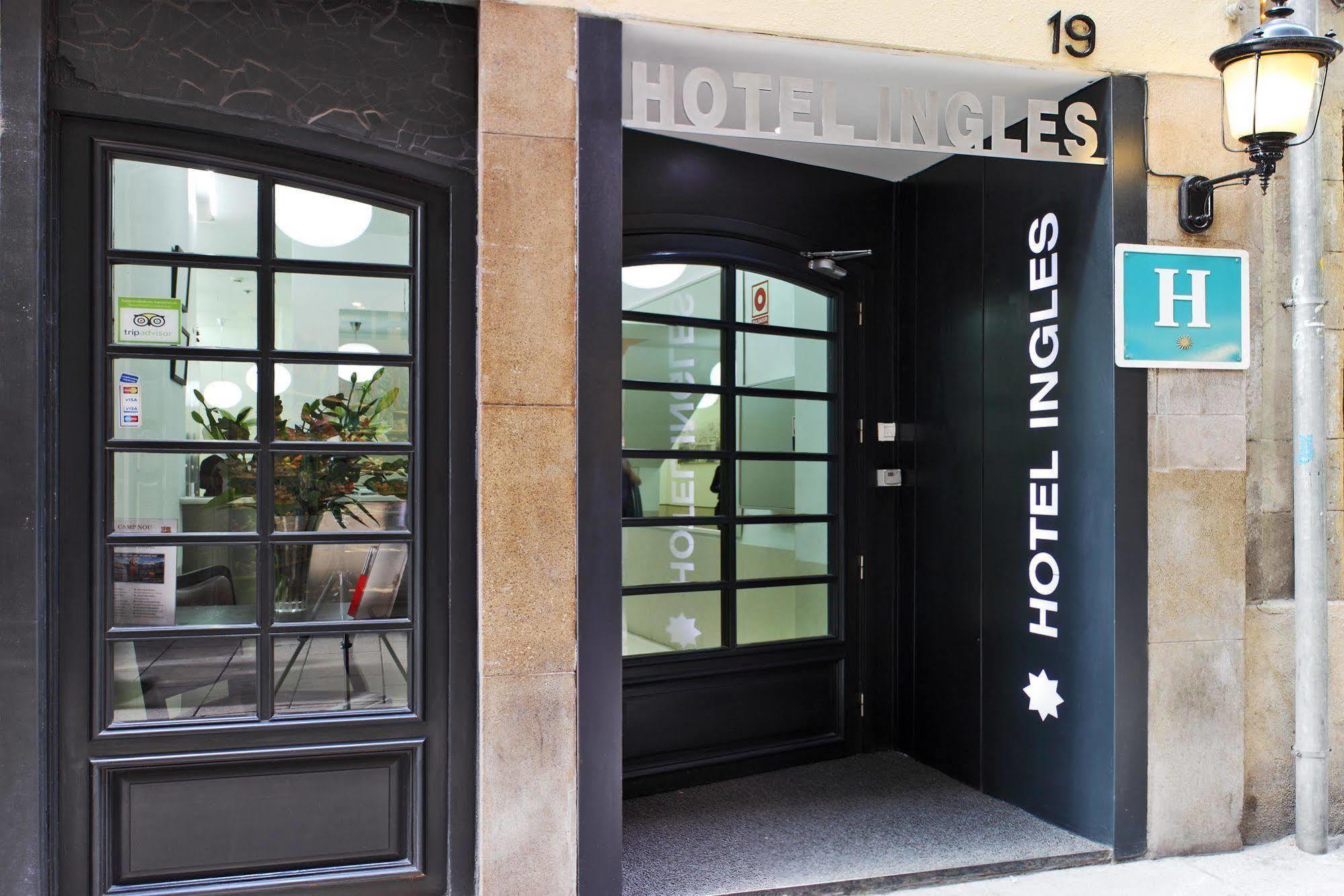 Hotel Ingles Barcelona Exterior foto